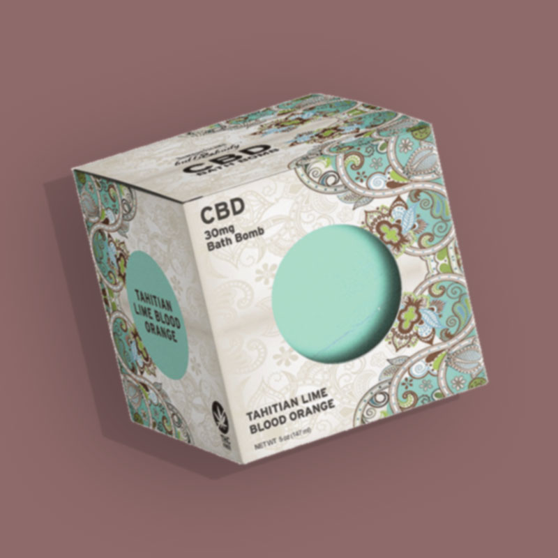 CBD Bath Bomb Boxes Image 1
