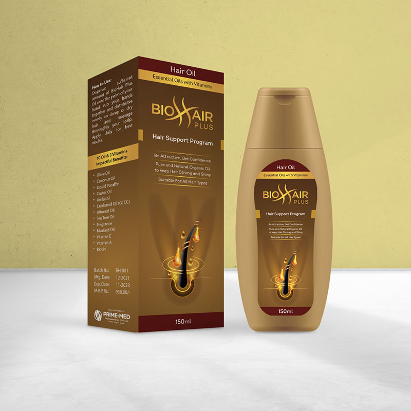 Custom Hair Oil Packaging Image 1