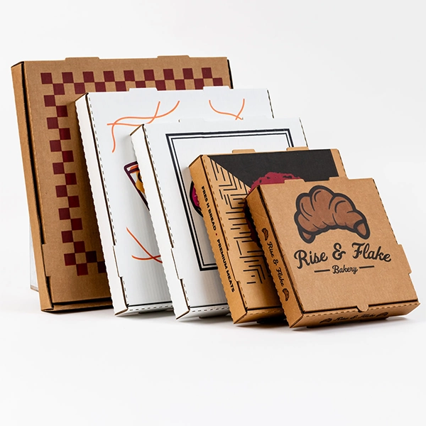 Brown Pizza Boxes Image 1