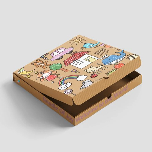 Brown Pizza Boxes Image 1