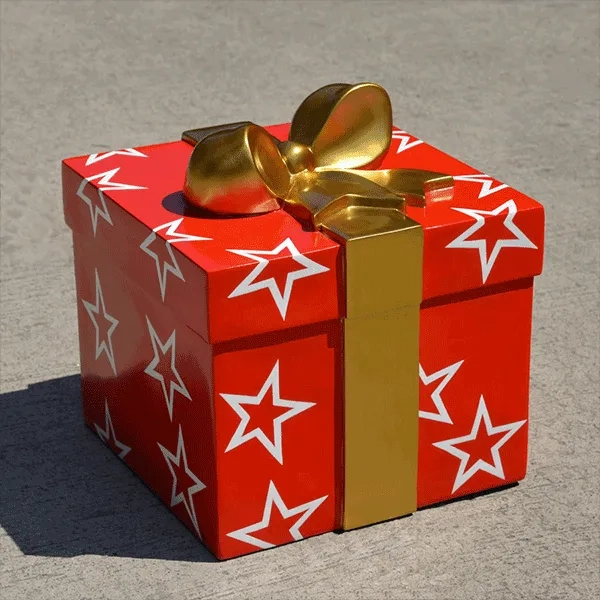 Christmas Boxes With Lids Image 1