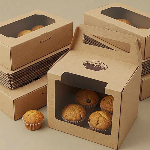 Custom Branded Cup Cake Boxes Image 1