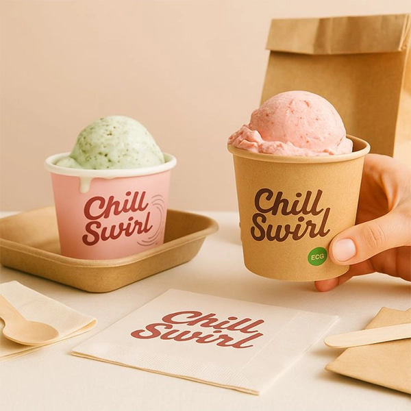 Custom Ice Cream Cups Image 1