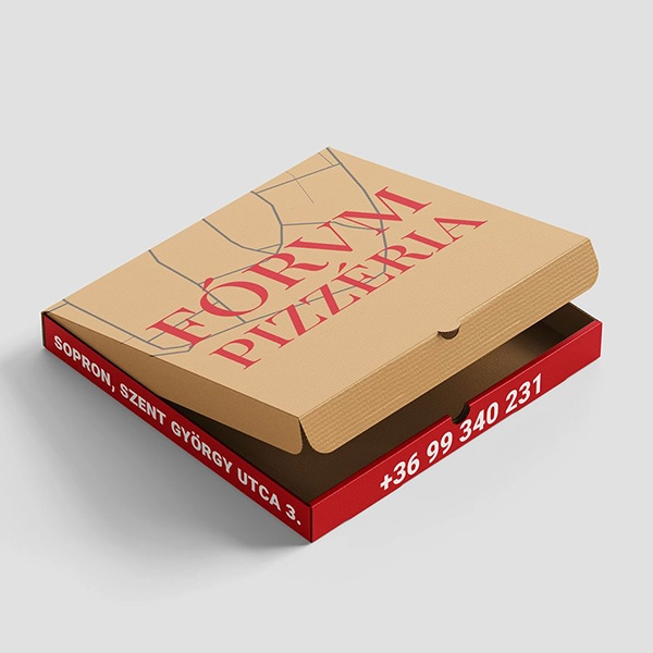 F-flute Pizza Window Boxes Image 1