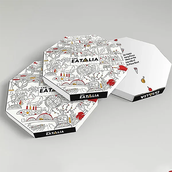 Round Pizza Boxes Image 1