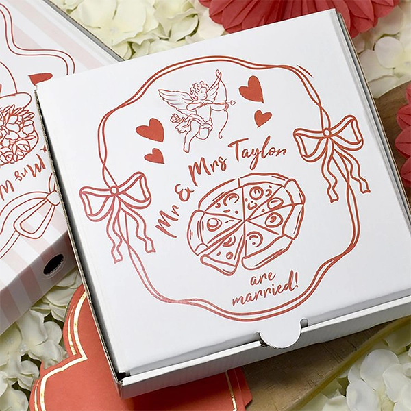 White Pizza Boxes Image 1