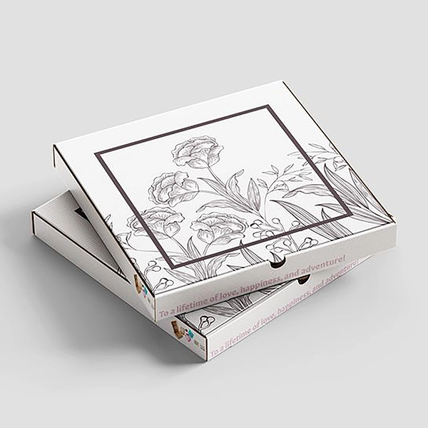 White Pizza Boxes Image 1